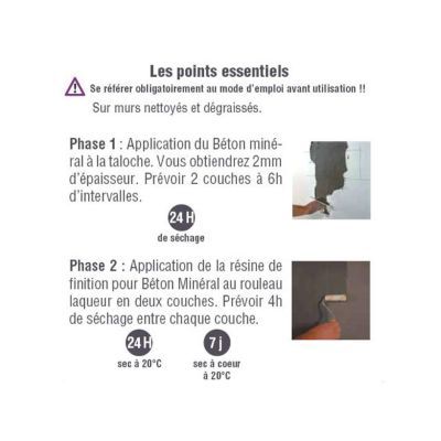 Béton minéral Résinence gris taupe 6kg