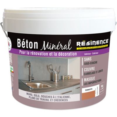 Béton minéral Résinence terracotta 6kg