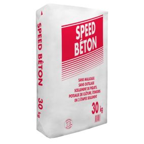 Béton neutre prêt à l'emploi sans malaxage Speed béton sac 30kg VPI