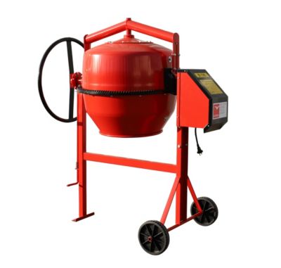 Bétonnière électrique 130 L 700W Altrad Ecomix rouge