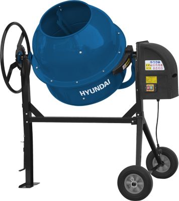 Bétonnière électrique Hyundai Concrete Mixer 800 W 160 L Castorama