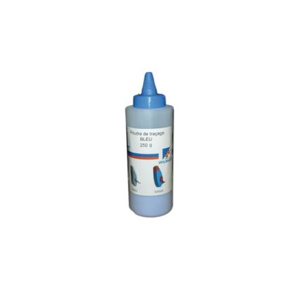 Biberon de poudre de traçage bleue 250 g - Wilmart