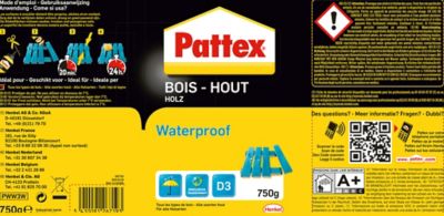Biberon waterproof 750 gr Pattex