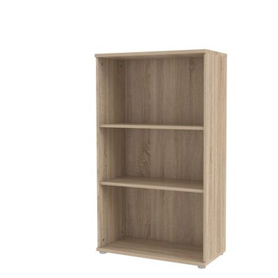 Bibliothèque 2 tablettes décor chêne Hauteur 111 cm PM - REVERSO