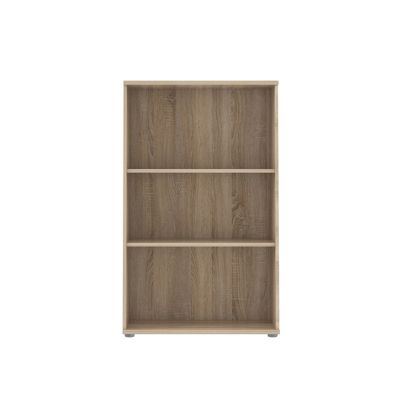 Bibliothèque 2 tablettes décor chêne Hauteur 111 cm PM - REVERSO