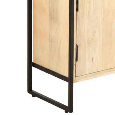 Bibliothèque à 4 niveaux 124x30x180 cm Bois de manguier massif vidaXL