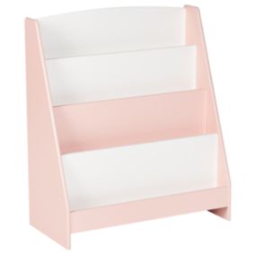 Bibliothèque à 4 niveaux rose pastel LILOET