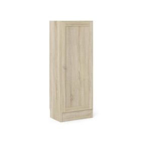 Bibliothèque Amedee, Etagère de bureau, Porte-livre mobile, Librairie, 41x28 h107 cm, Chêne