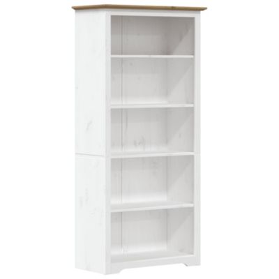 Bibliothèque BODO marron 82x40x173 cm bois pin massif 5 niveaux vidaXL