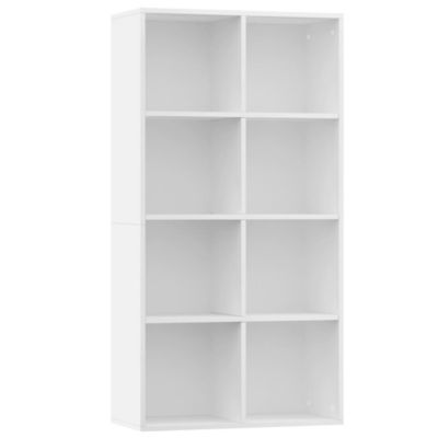 Bibliothèque/Buffet Blanc 66x30x130 cm Bois d'ingénierie vidaXL
