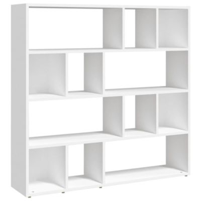 Bibliothèque/Cloison de séparation Blanc 105x24x102 cm vidaXL