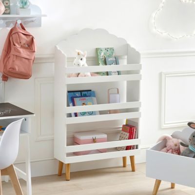 Bibliothèque enfant "Douceur" nuage blanc H100cm - Atmosphera Créateur d'intérieur
