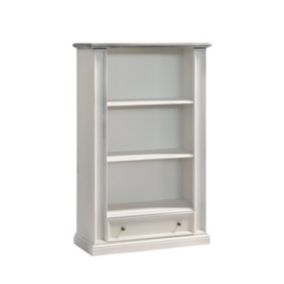 Bibliothèque Luisa, Blanc, Bois, 87,5x35x136 cm, EPIKASA