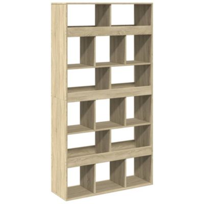 Bibliothèque, Meuble de Rangement, Étagère chêne sonoma 100x33x187,5 cm bois d'ingénierie