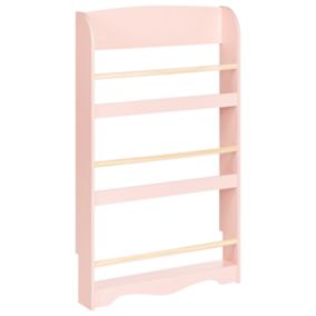 Bibliothèque murale rose pastel LILOET