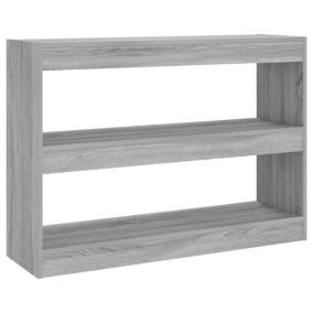 Bibliothèque/Séparateur de pièce sonoma gris 100x30x72 cm vidaXL