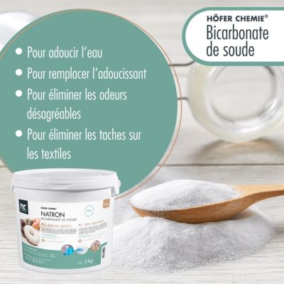 Bicarbonate De Sodium 2 x 5 Kg, Qualité Alimentaire Pour Cuisine, Ménage Et Piscine