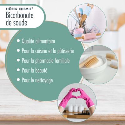 Bicarbonate De Sodium 4 x 25 Kg, Qualité Alimentaire Pour Cuisine, Ménage Et Piscine