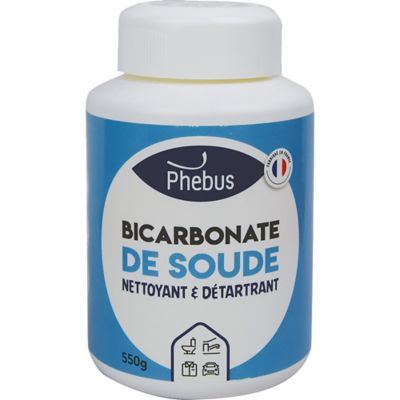 Bicarbonate de soude nettoyant et détartrant Phebus 550g