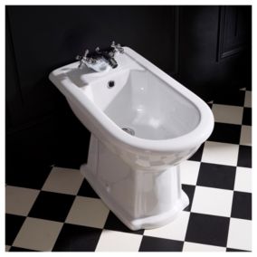 Bidet rétro à poser blanc Ramses