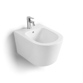 Bidet Suspendu En Céramique Blanche - Blues