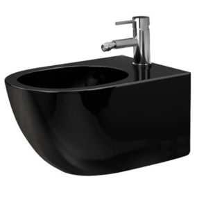 Bidet suspendu REA Carlo mini black shiny