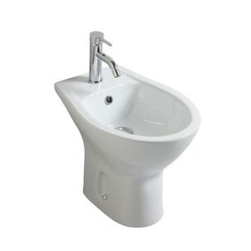 Bidet Traditionnel Avec Évacuation Au Sol En Céramique Blanche - Cipro