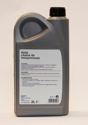 Bidon d'huile pour chaîne de tronçonneuse Diall 2L