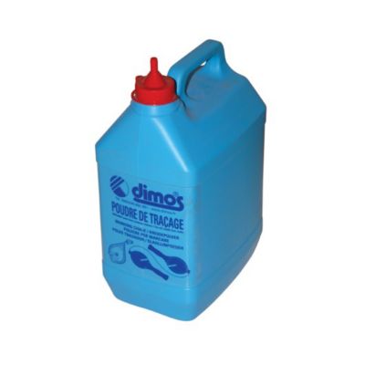 Bidon de 4 kg de poudre à tracer rouge pour couverture