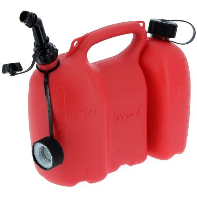 Bidon double pour essence et huile - 6 et 3 litres - GT GARDEN
