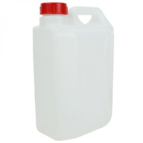 Bidon en plastique (PEHD) pour usage alimentaire avec bouchon - 5L - Linxor