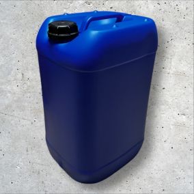 Bidon Jerrican Plastique 25 L litres Bleu Bouchon DIN 61 Liquides Alimentaires et Chimiques Ergonomique Empilable Réutilisable