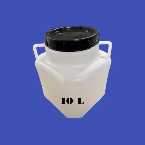 Bidon Plastique 10 Litres avec Large Ouverture (13,5 cm)