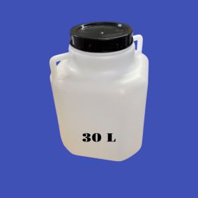 Bidon Plastique 30 Litres avec Large Ouverture 22 cm