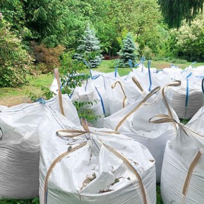 Big bag 500 kg, résistant pour gravats, conteneur blanc