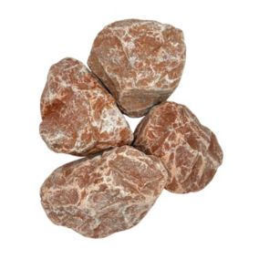 Big Bag de 0,75m3 (+/- 1000 Kg) Pierre à Gabions Rouge 80/150 mm - Livraison PREMIUM