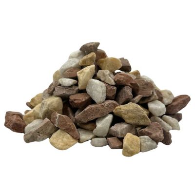 BIG BAG de +/- 1000 Kg Gravier Brisa de Pierre Naturelle Rouge, Blanche et Jaune 8/16 mm - Livraison PREMIUM