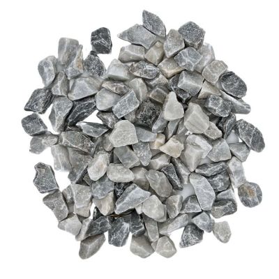 BIG BAG de +/- 1000 Kg Gravier de Marbre Gris Bleuté 8/16 mm - Livraison PREMIUM