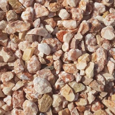 BIG BAG de 750KG - 10M² Gravier Marbre Rose 6/9 mm - Livraison STANDARD