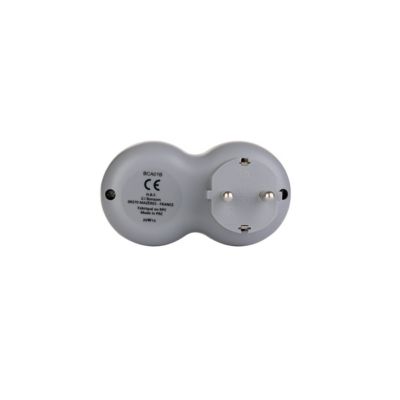Biplite Schuko 16A Bolea - Blanc et Gris - Zenitech