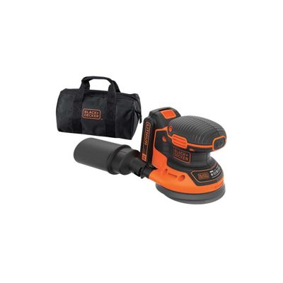 Black & Decker BDCROS18-QW Ponceuse excentrique sans fil 18 V avec batterie 1,5 Ah et chargeur