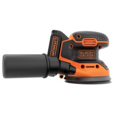 Black & Decker BDCROS18-QW Ponceuse excentrique sans fil 18 V avec batterie 1,5 Ah et chargeur