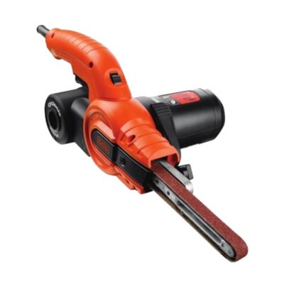 Black & Decker - Ponceuse à bande motif/style 3-en-1 (Prise européenne) POWERFILE Orange / Noir (Taille unique)