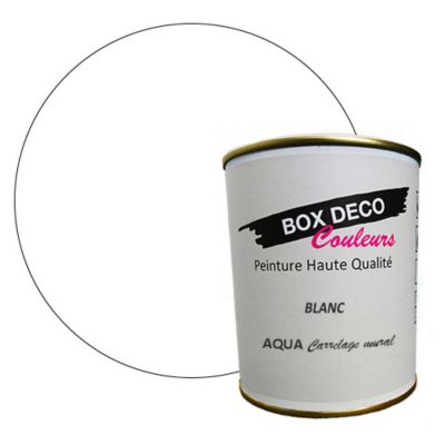 Blanc Peinture carrelage et faïence murale aspect velours-satin Aqua carrelage Blanc - 750 ml
