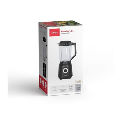 Blender 1.5l 600w inox noir Livoo DOP242N
