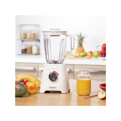 Blender 2l 600w blanc Moulinex LM420110 blendforce 2