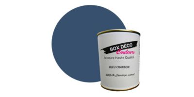 Bleu Charbon Peinture carrelage et faïence murale aspect velours-satin Aqua carrelage Bleu Charbon - 750 ml
