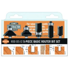 Blister 5 fraises multi-usages - queue 8 mm - CMT Contractor