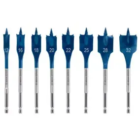 Blister 8 mèches plates SelfCut Speed 12 - 32 mm - BOSCH EXPERT - 2608900335