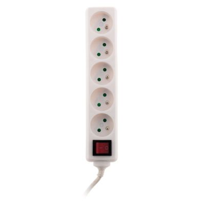 Bloc 5 prises + interrupteur 1m Zenitech